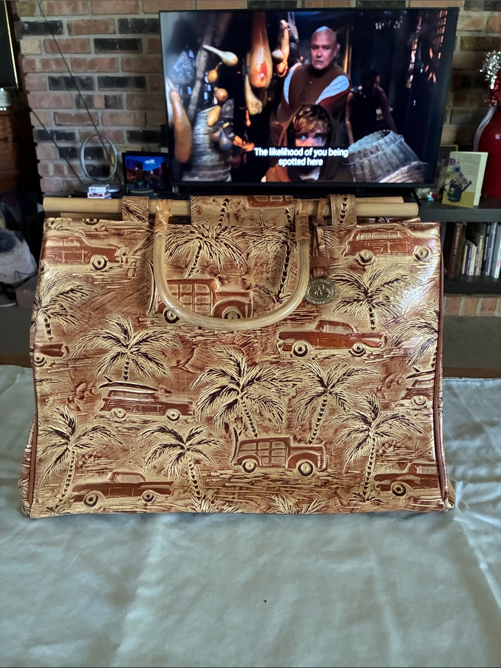 Brahmin vintage, rare Copa Cabana Bernadette Handbag